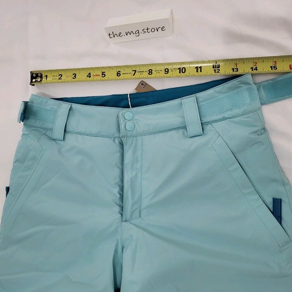 Patagonia Kids Powder Town Snow Pants Ski Pants Sniff Blue XL (14) MSRP $169 - Picture 4 of 7